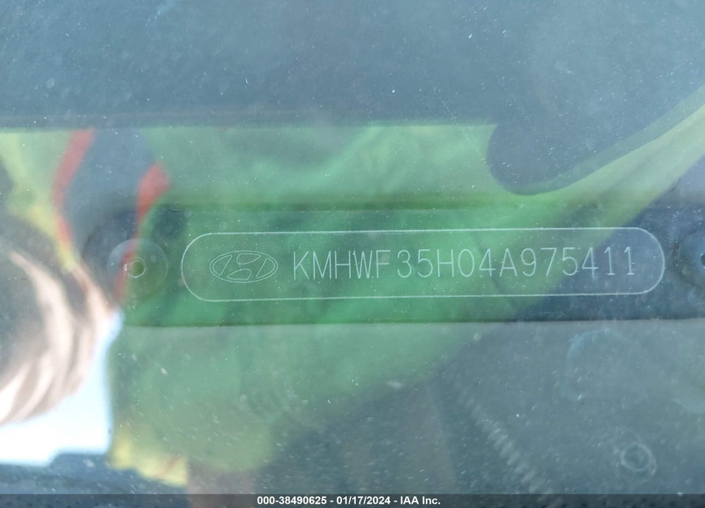 2004 HYUNDAI SONATA GLS/LX VIN: KMHWF35H04A975411