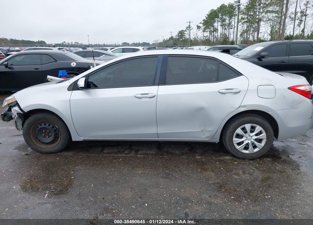 2014 TOYOTA COROLLA L VIN: 2T1BURHE9EC202155