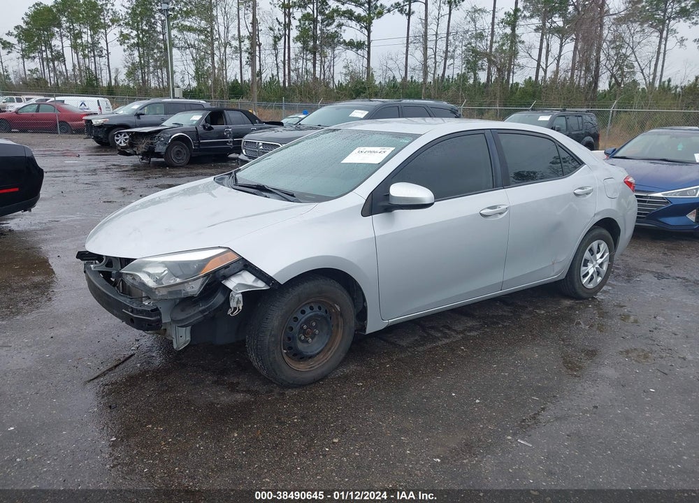 2014 TOYOTA COROLLA L VIN: 2T1BURHE9EC202155