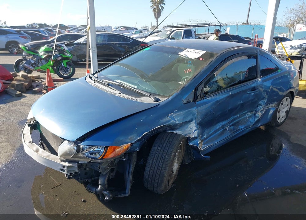 2007 HONDA CIVIC LX VIN: 2HGFG12627H563605