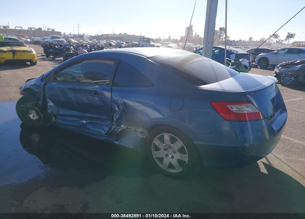 2007 HONDA CIVIC LX VIN: 2HGFG12627H563605
