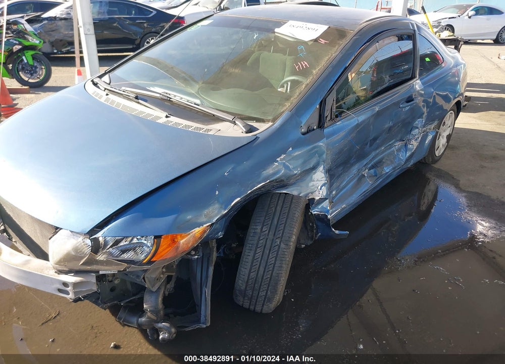 2007 HONDA CIVIC LX VIN: 2HGFG12627H563605