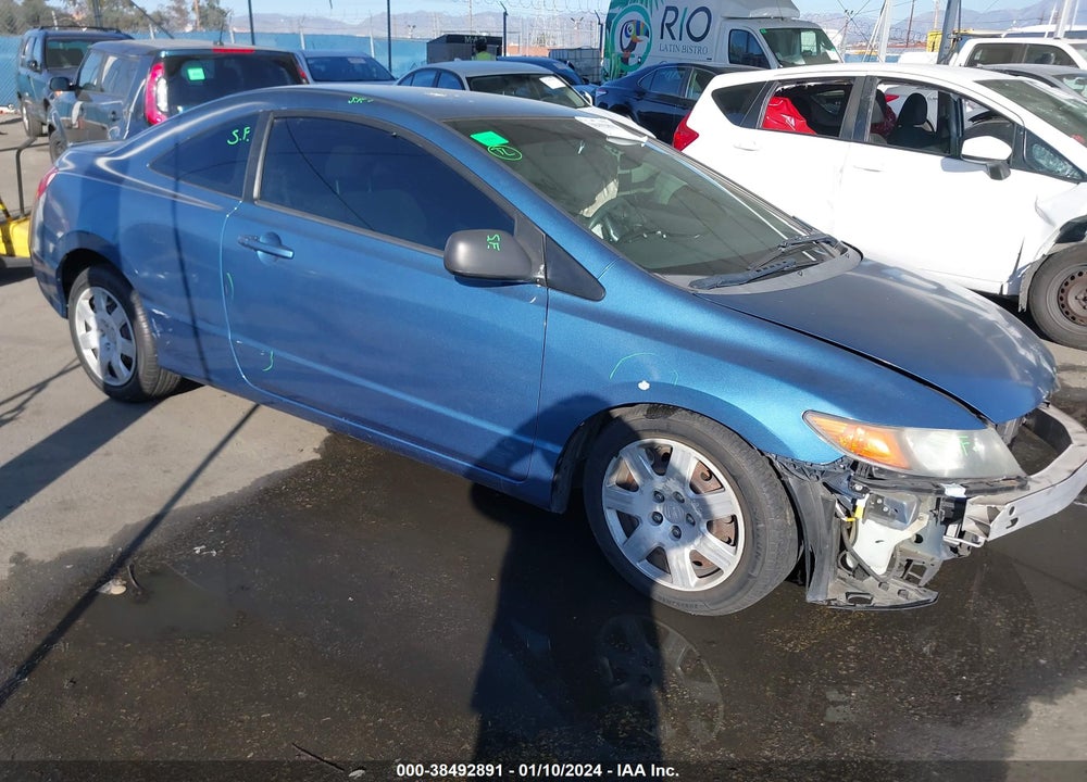 2007 HONDA CIVIC LX VIN: 2HGFG12627H563605