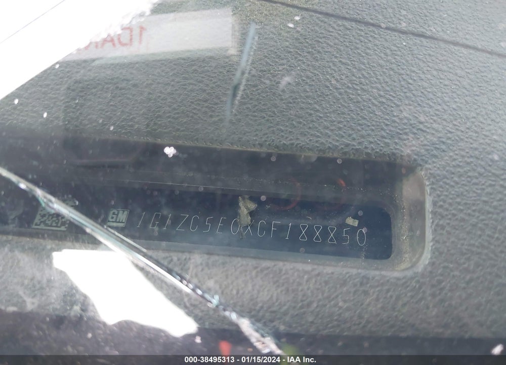2012 CHEVROLET MALIBU 1LT VIN: 1G1ZC5E0XCF188850