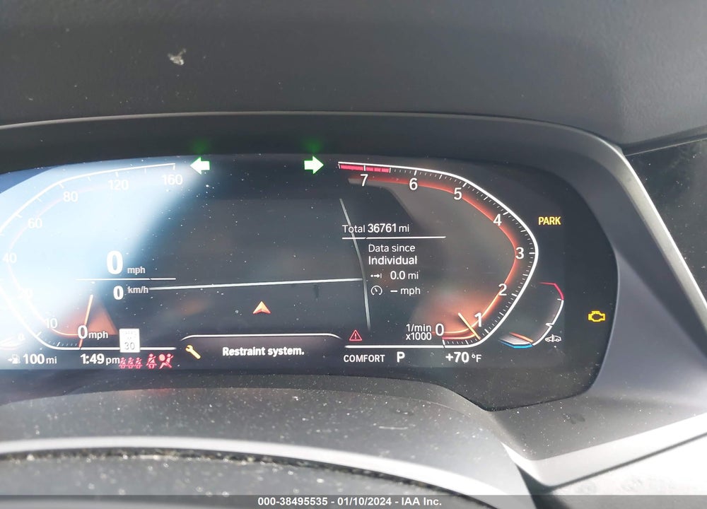 2020 BMW X5 SDRIVE40I VIN: 5UXCR4C06L9D71865