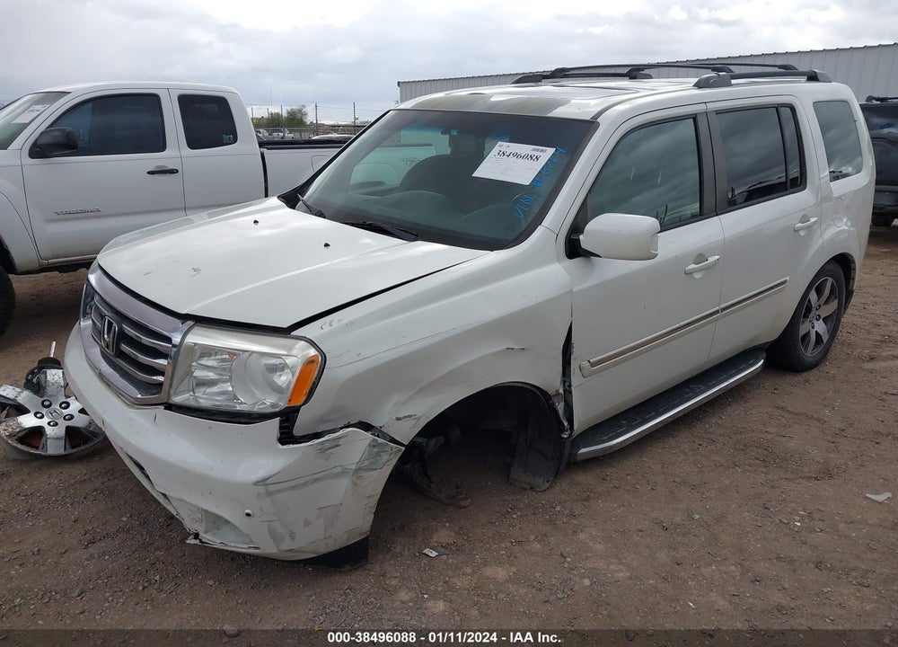 2012 HONDA PILOT TOURING VIN: 5FNYF4H96CB086724
