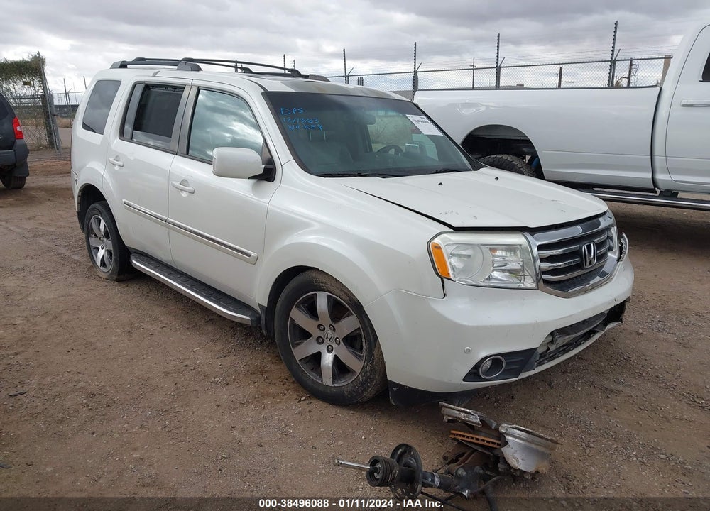 2012 HONDA PILOT TOURING VIN: 5FNYF4H96CB086724