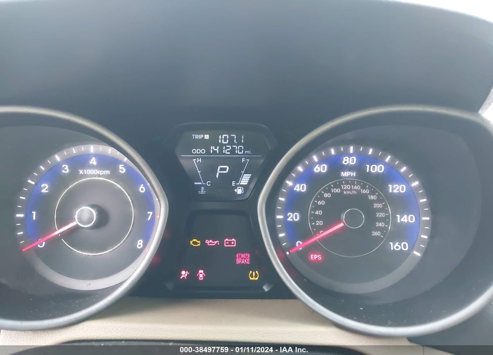 2013 HYUNDAI ELANTRA LIMITED (ULSAN PLANT) VIN: KMHDH4AE4DU747073