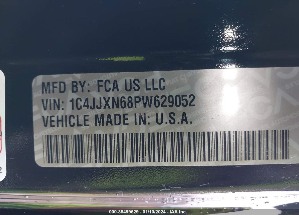 2023 JEEP WRANGLER 4XE 4X4 VIN: 1C4JJXN68PW629052