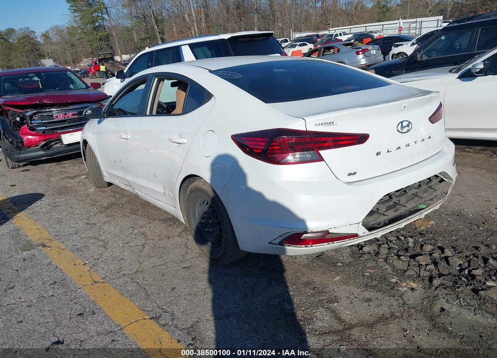 2019 HYUNDAI ELANTRA SE VIN: 5NPD74LF7KH470343