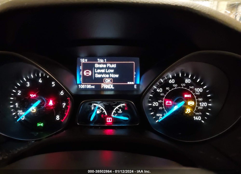 2016 FORD FOCUS SE VIN: 1FADP3F2XGL365422