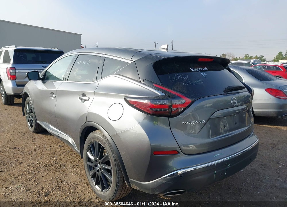 2023 NISSAN MURANO SL FWD VIN: 5N1AZ2CJ0PC129063