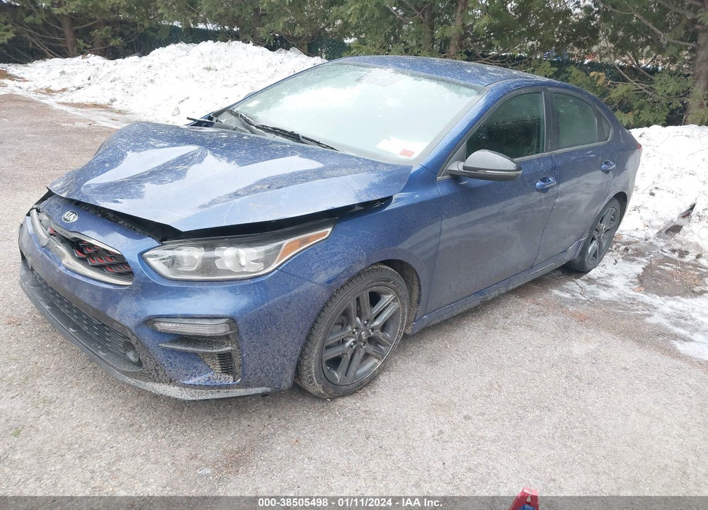 2021 KIA FORTE GT LINE VIN: 3KPF34AD8ME381216