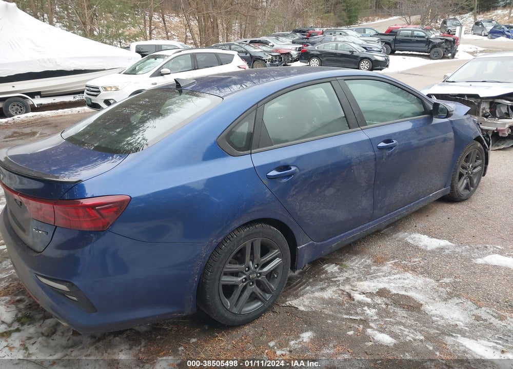 2021 KIA FORTE GT LINE VIN: 3KPF34AD8ME381216