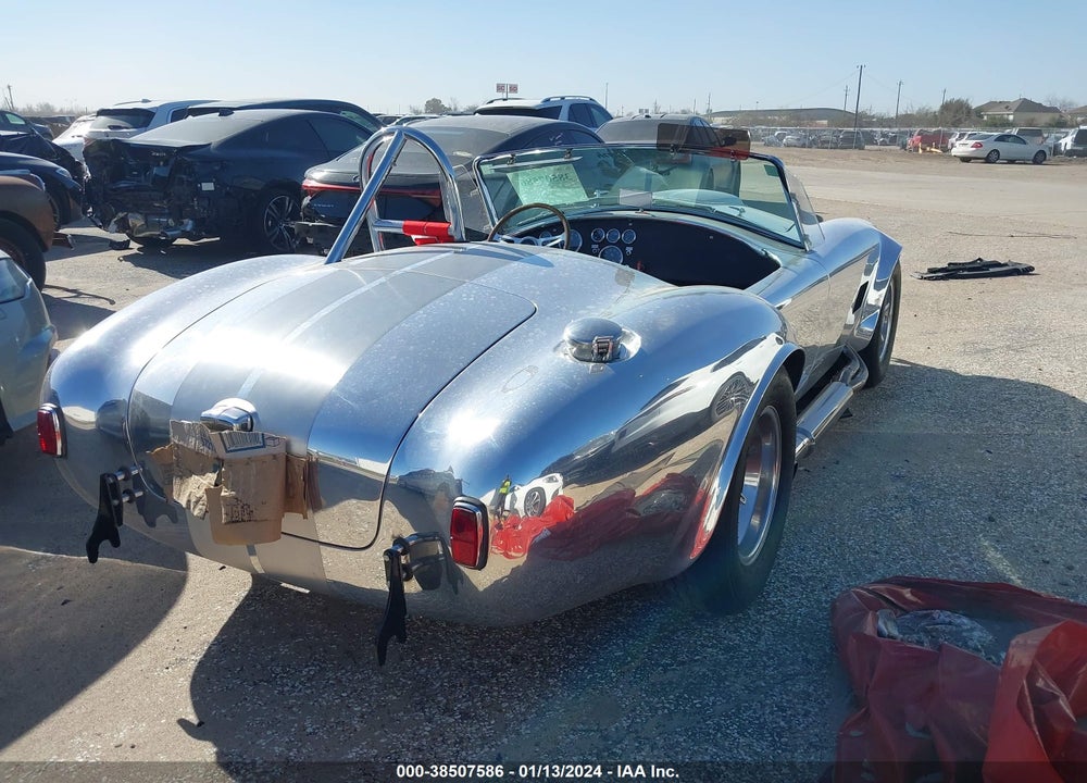 1965 SHELBY COBRA VIN: 000000KC8JSLC0620
