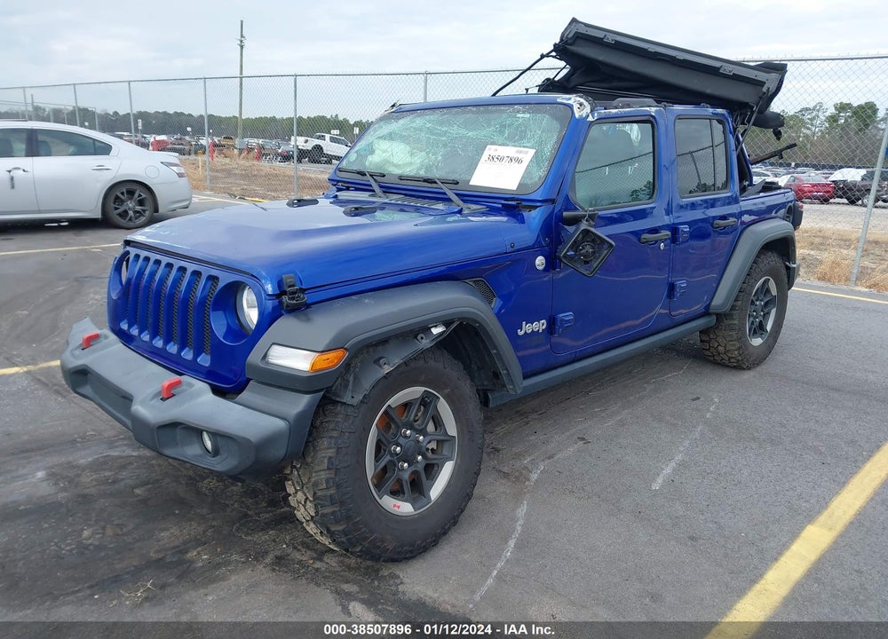 2019 JEEP WRANGLER UNLIMITED SPORT S 4X4 VIN: 1C4HJXDG0KW538665