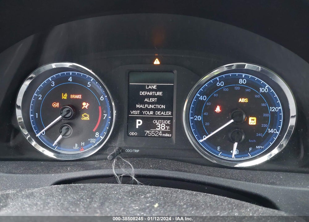 2019 TOYOTA COROLLA LE VIN: 2T1BURHE5KC227680
