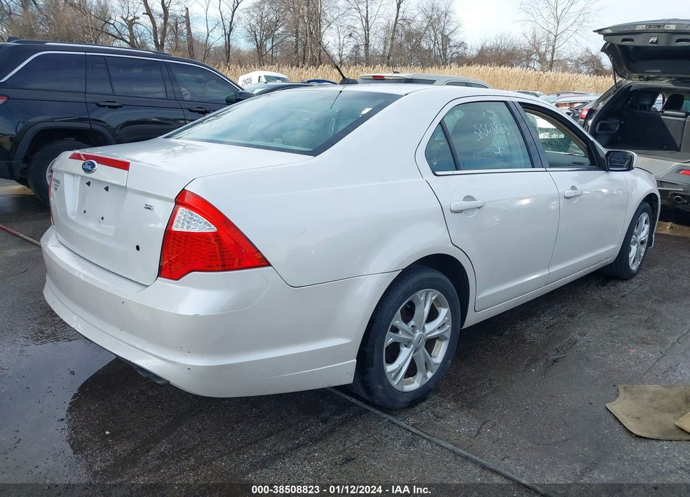 2012 FORD FUSION SE VIN: 3FAHP0HA9CR101852