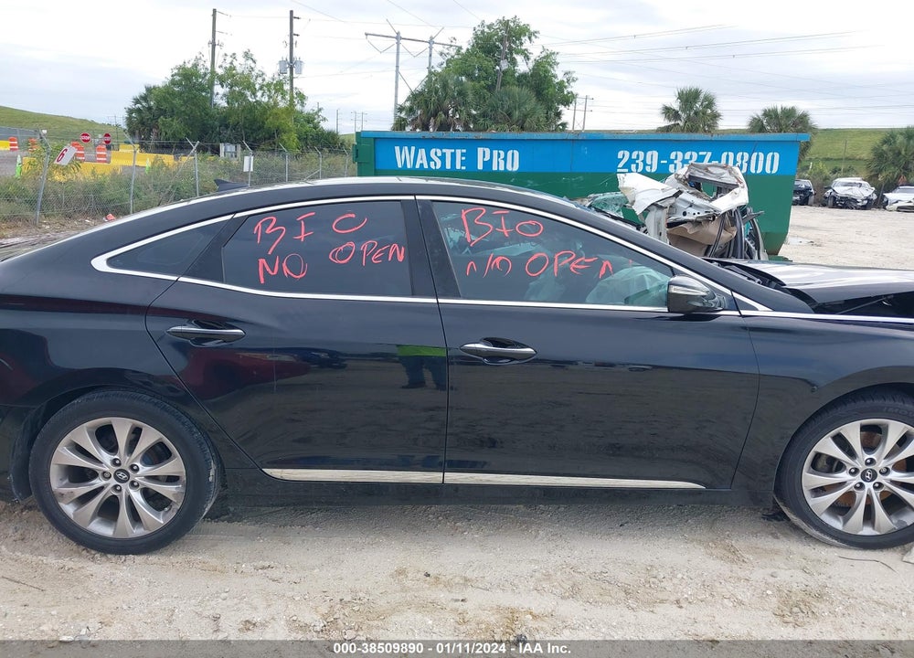 2013 HYUNDAI AZERA VIN: KMHFG4JG6DA226242