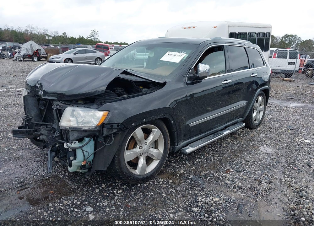 2012 JEEP GRAND CHEROKEE OVERLAND VIN: 1C4RJFCG1CC176574