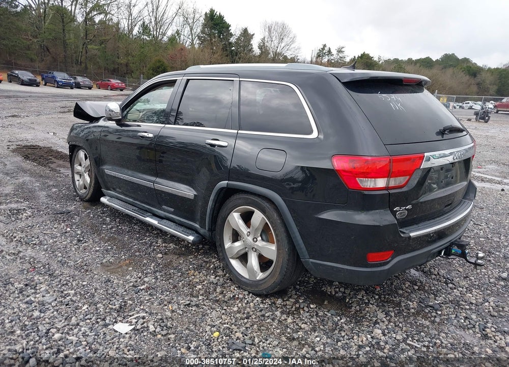 2012 JEEP GRAND CHEROKEE OVERLAND VIN: 1C4RJFCG1CC176574