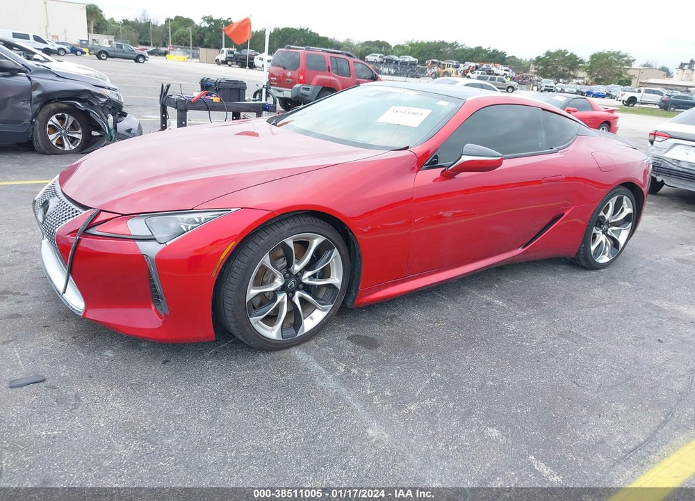 2021 LEXUS LC 500 VIN: JTHAP5AY5MA104256