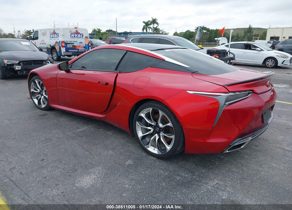 2021 LEXUS LC 500 VIN: JTHAP5AY5MA104256