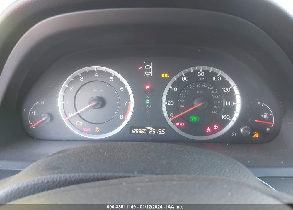 2012 HONDA ACCORD 2.4 EX-L VIN: 1HGCS1B85CA019322