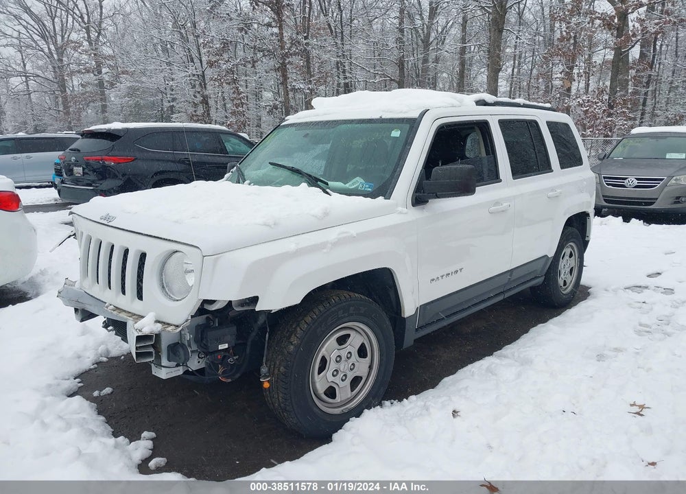2014 JEEP PATRIOT SPORT VIN: 1C4NJRBB9ED924636