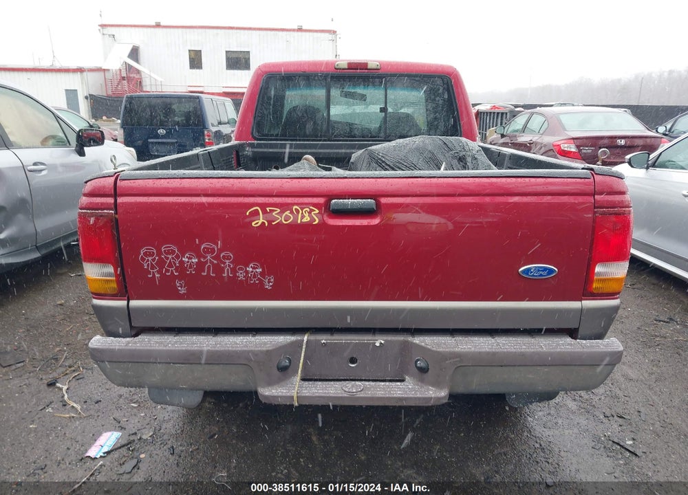 1996 FORD RANGER SUPER CAB VIN: 1FTCR15X8TPB61819