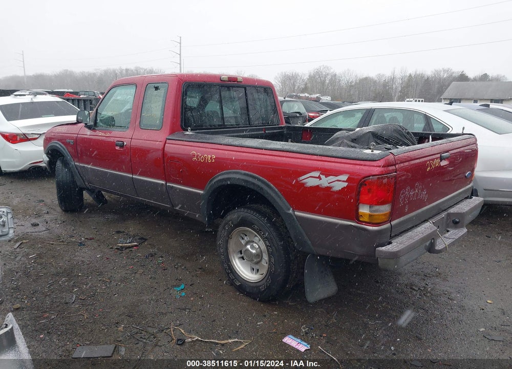 1996 FORD RANGER SUPER CAB VIN: 1FTCR15X8TPB61819