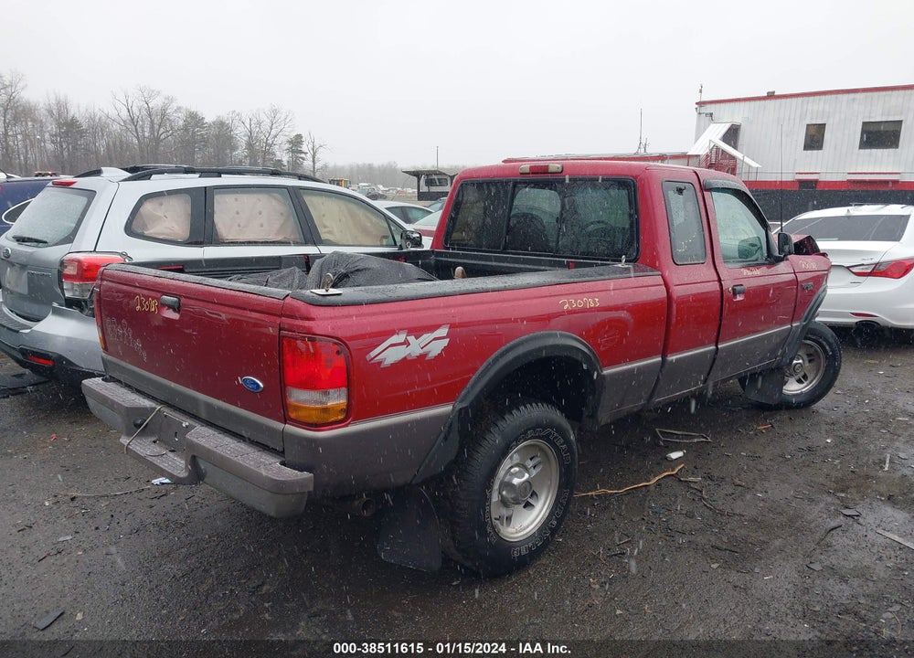 1996 FORD RANGER SUPER CAB VIN: 1FTCR15X8TPB61819