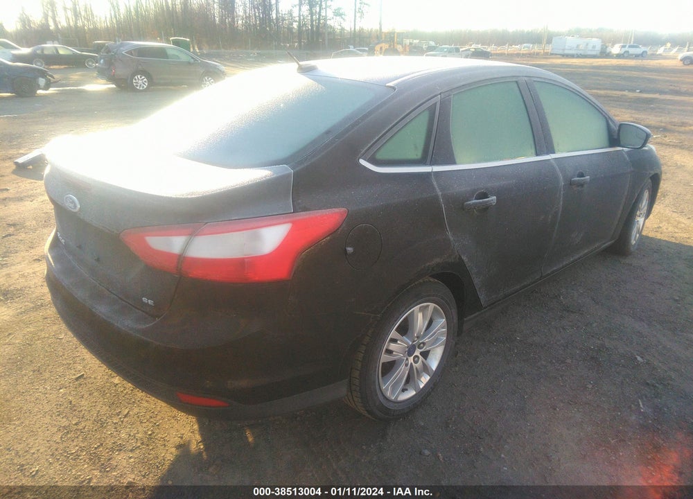 2012 FORD FOCUS SEL VIN: 1FAHP3H24CL424604