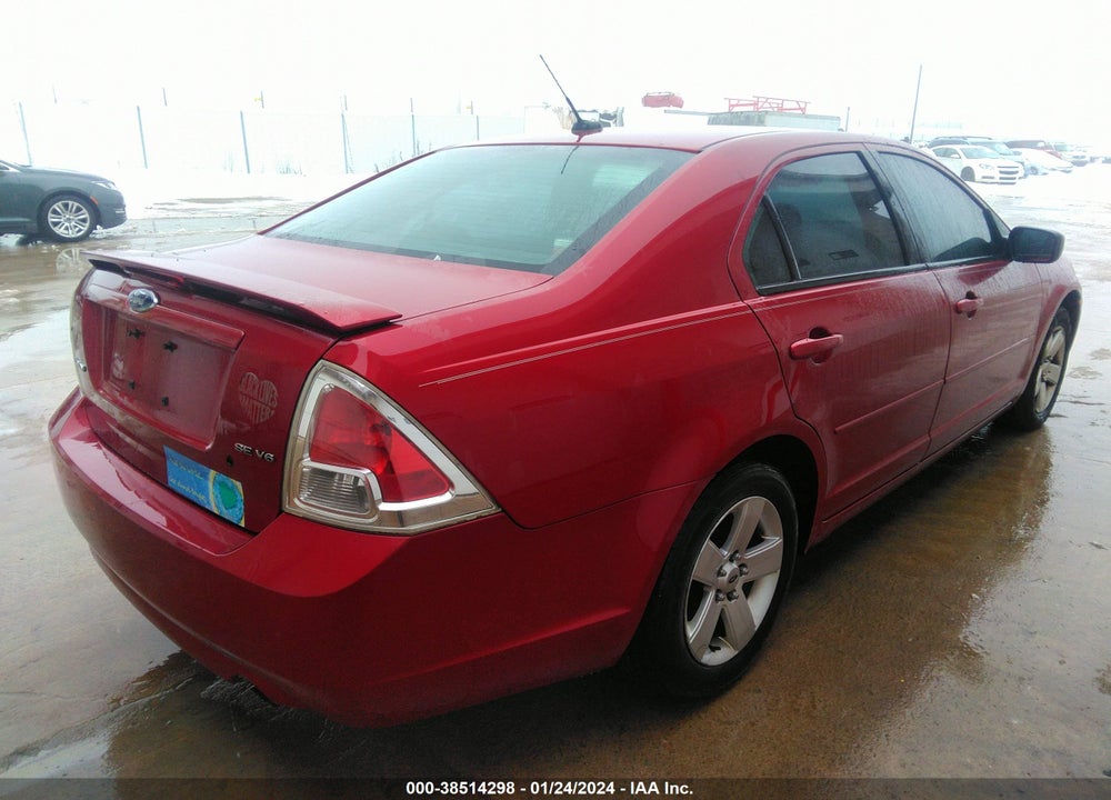 2008 FORD FUSION SE VIN: 3FAHP07108R192258