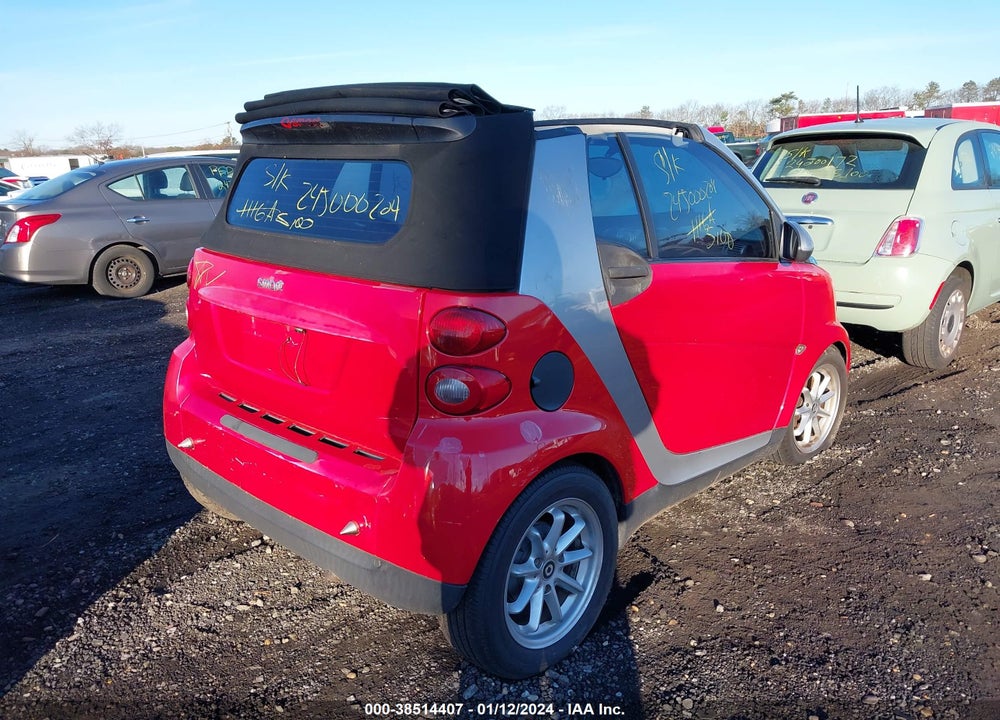 2009 SMART FORTWO BRABUS/PASSION VIN: WMEEK31X99K240745