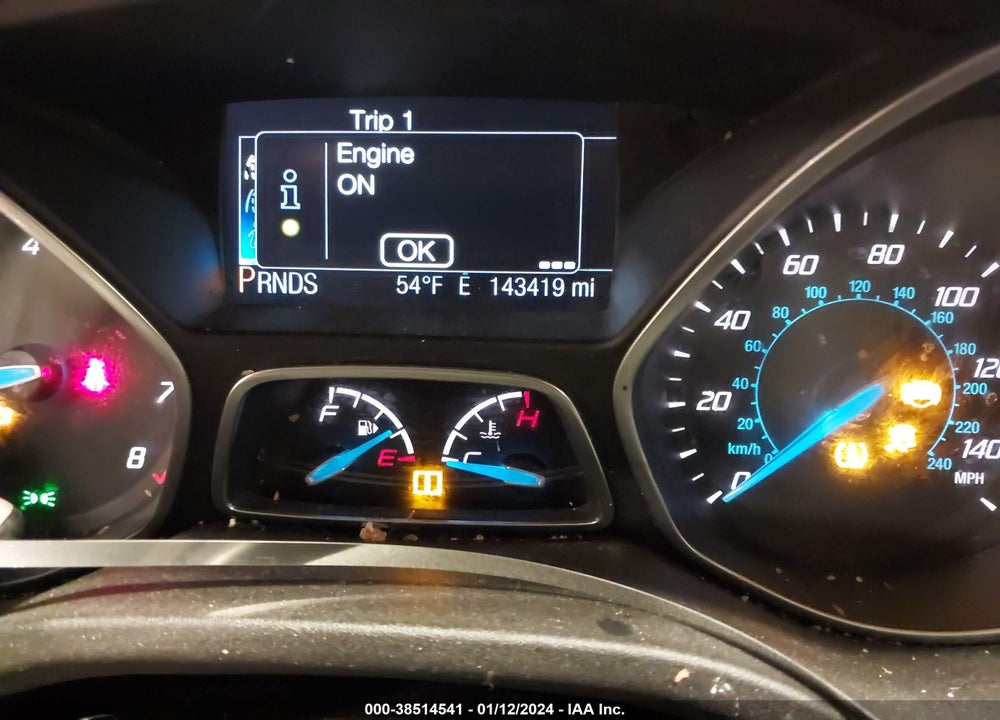2013 FORD FOCUS TITANIUM VIN: 1FADP3N23DL295212