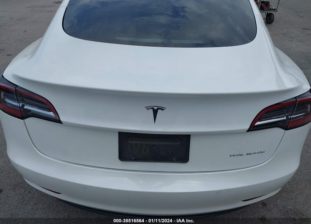 2021 TESLA MODEL 3 LONG RANGE DUAL MOTOR ALL-WHEEL DRIVE VIN: 5YJ3E1EB4MF924253