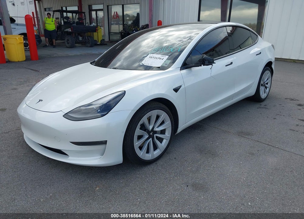 2021 TESLA MODEL 3 LONG RANGE DUAL MOTOR ALL-WHEEL DRIVE VIN: 5YJ3E1EB4MF924253