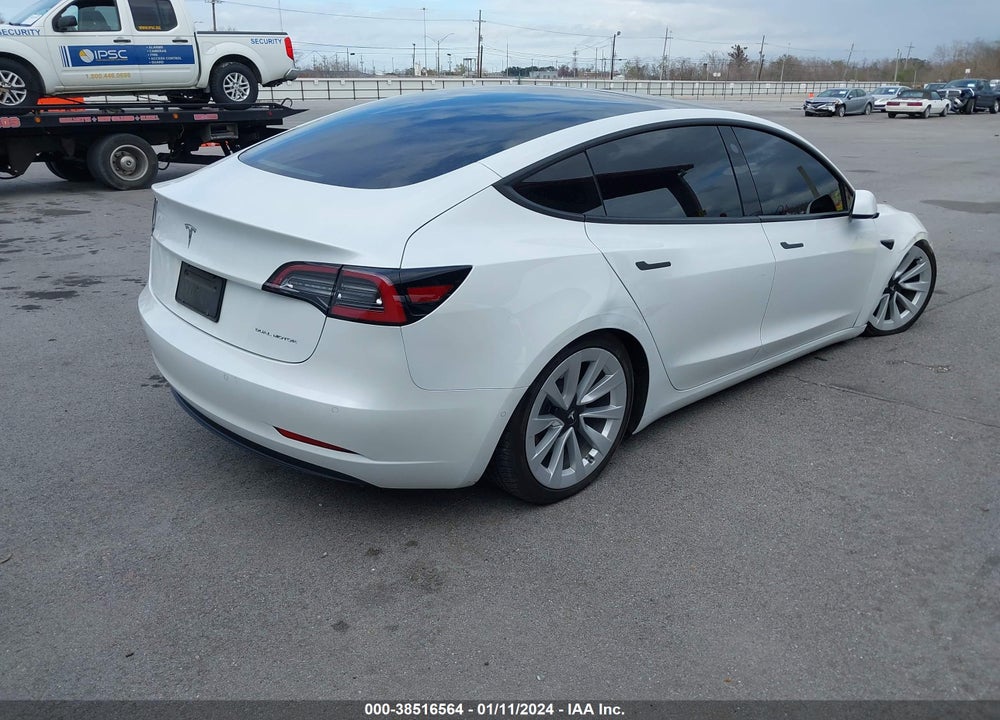 2021 TESLA MODEL 3 LONG RANGE DUAL MOTOR ALL-WHEEL DRIVE VIN: 5YJ3E1EB4MF924253