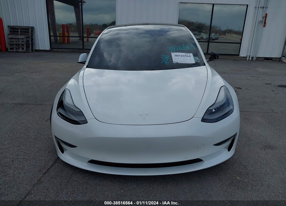2021 TESLA MODEL 3 LONG RANGE DUAL MOTOR ALL-WHEEL DRIVE VIN: 5YJ3E1EB4MF924253