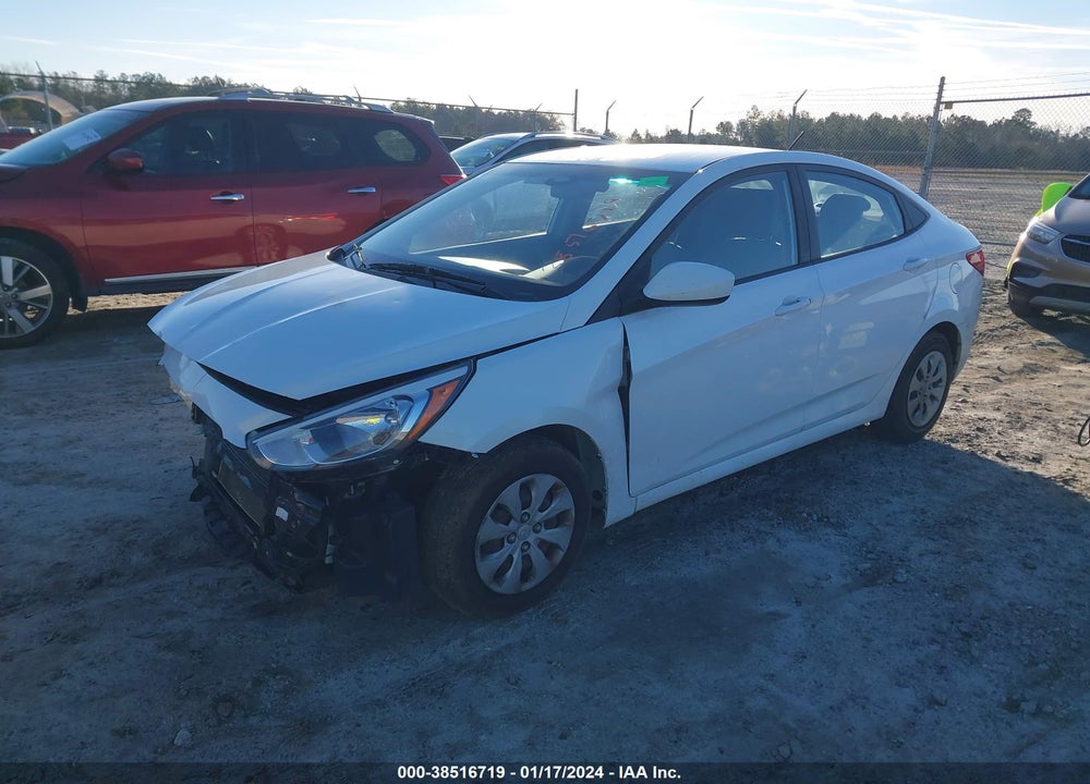 2016 HYUNDAI ACCENT SE VIN: KMHCT4AE2GU153970