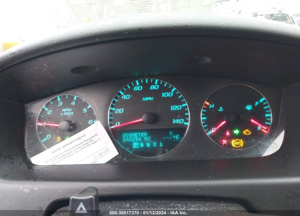 2012 CHEVROLET IMPALA LT VIN: 2G1WG5E36C1317854