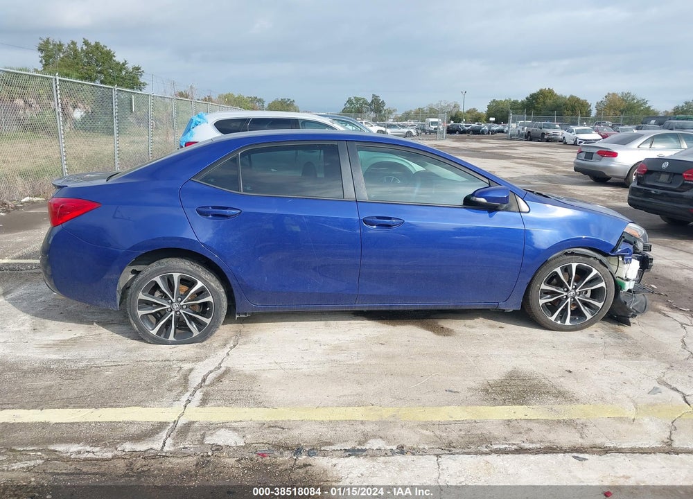 2019 TOYOTA COROLLA SE VIN: 2T1BURHE1KC221889