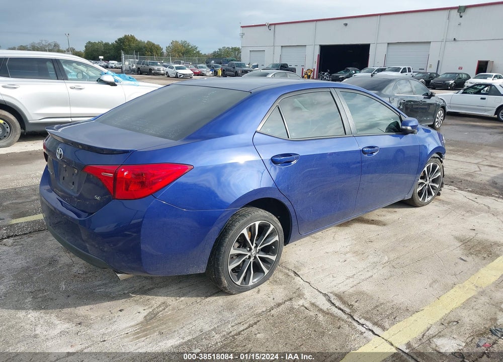 2019 TOYOTA COROLLA SE VIN: 2T1BURHE1KC221889