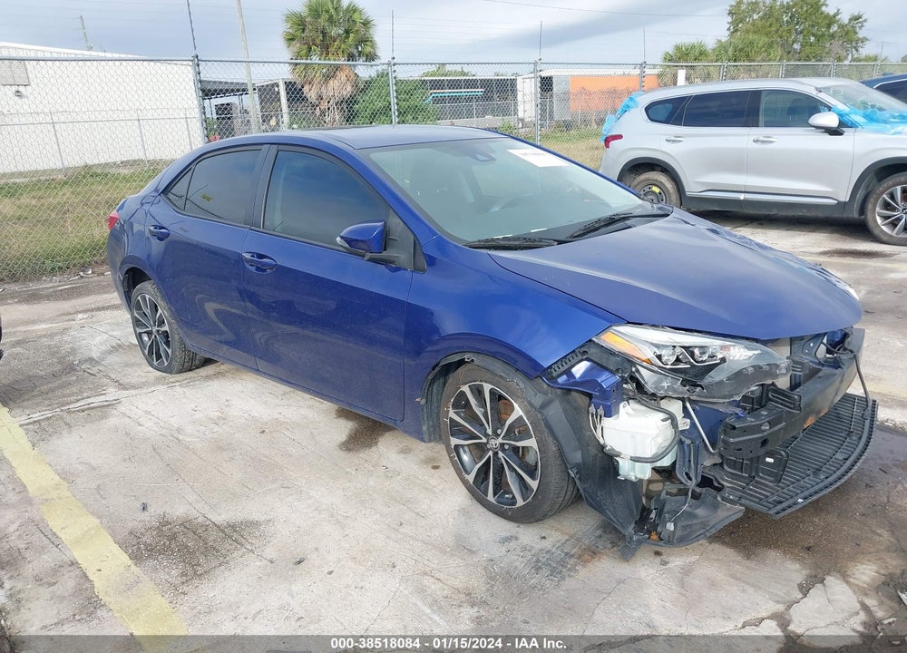 2019 TOYOTA COROLLA SE VIN: 2T1BURHE1KC221889