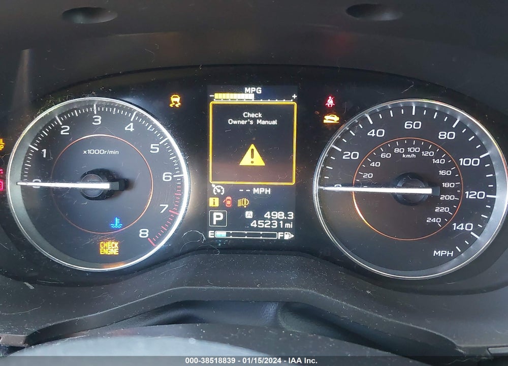 2018 SUBARU CROSSTREK 2.0I LIMITED VIN: JF2GTAJC9JH218253