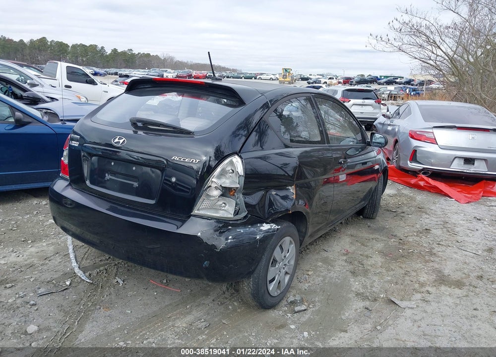 2010 HYUNDAI ACCENT GS VIN: KMHCM3AC0AU182039