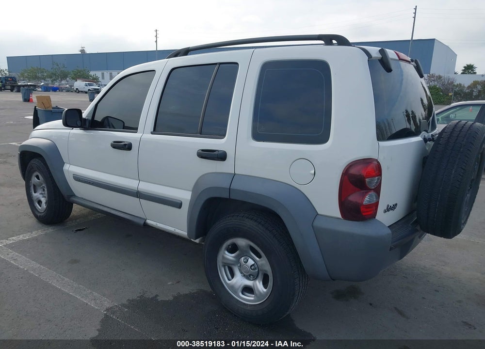2005 JEEP LIBERTY SPORT VIN: 1J4GK48K75W611650