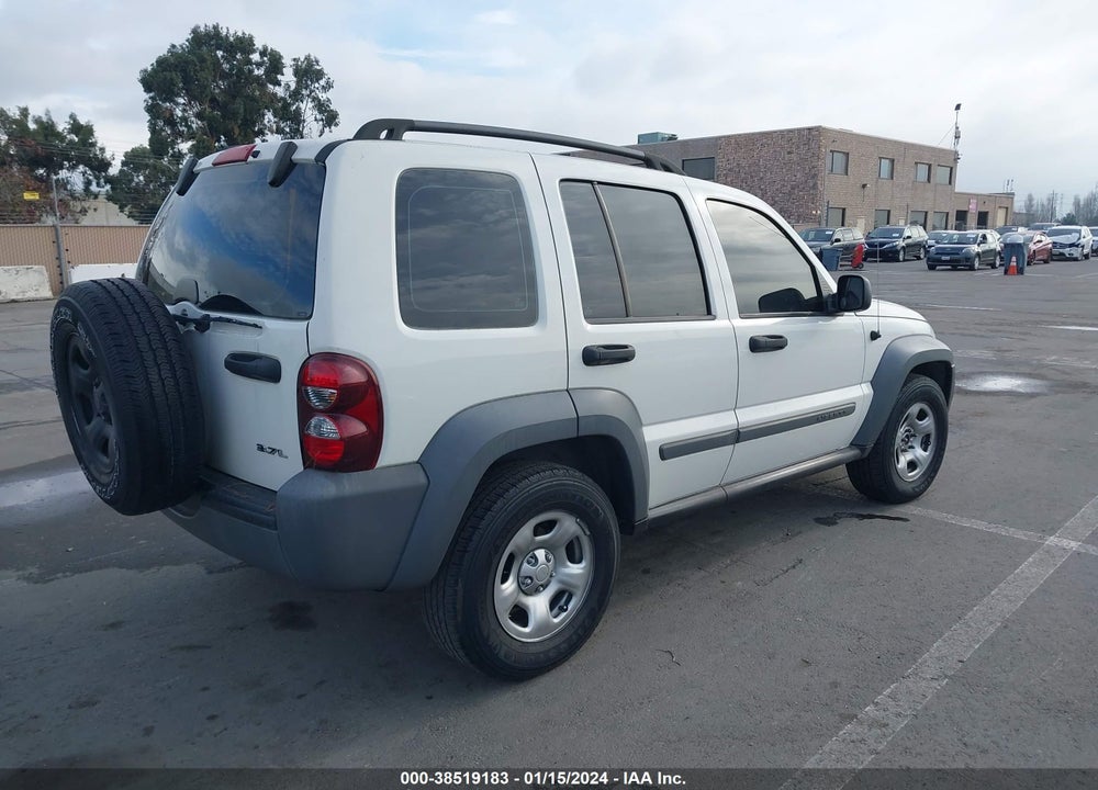 2005 JEEP LIBERTY SPORT VIN: 1J4GK48K75W611650