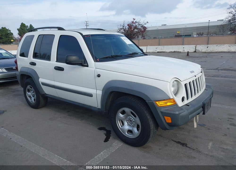 2005 JEEP LIBERTY SPORT VIN: 1J4GK48K75W611650